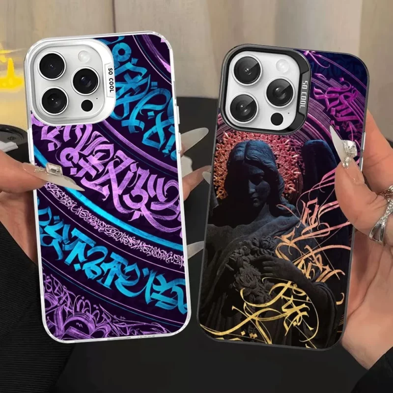 Pokras Lampas Art Graffi Phone Case For iPhone 16 15 14 13 12 11 Pro Max X XR XSMAX 8 7 Plus Matte Shockproof Back Cover - Image 2