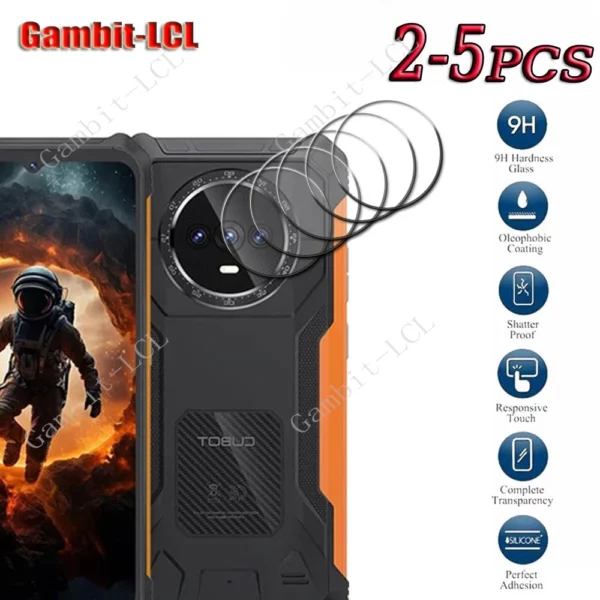 2PCS-5PCS 3D Tempered Glass For Cubot KingKong ES 6.56" KingKongES BACK Camera Lens Protector Cover Film