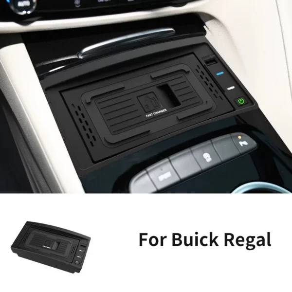 15W Car wireless charger charging pad panel charging holder for Buick Regal for Opel Insignia 2018 2019 2020 2021 2022