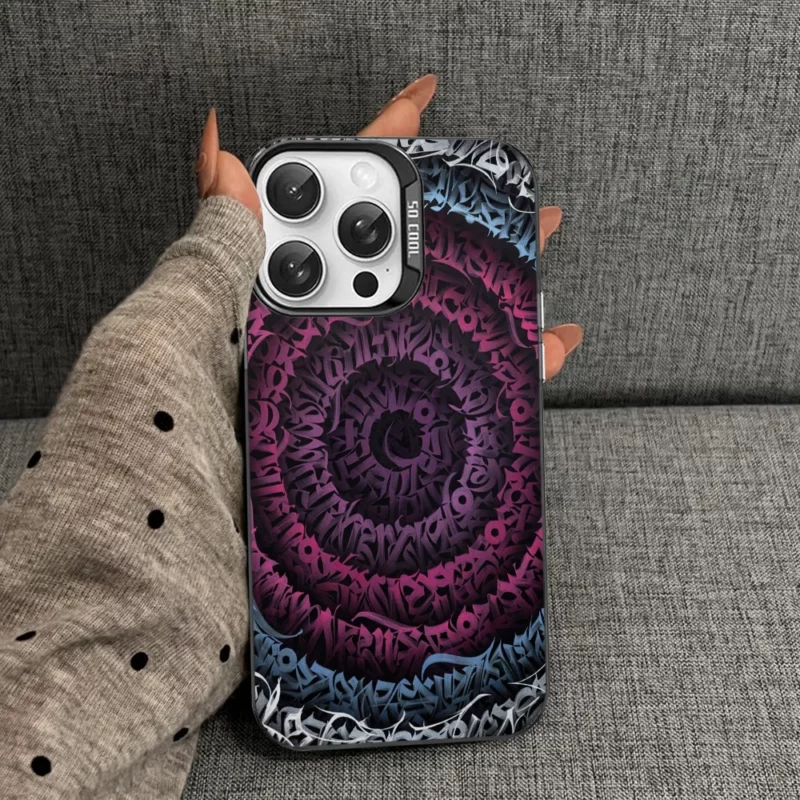 Pokras Lampas Art Graffi Phone Case For iPhone 16 15 14 13 12 11 Pro Max X XR XSMAX 8 7 Plus Matte Shockproof Back Cover - Image 4
